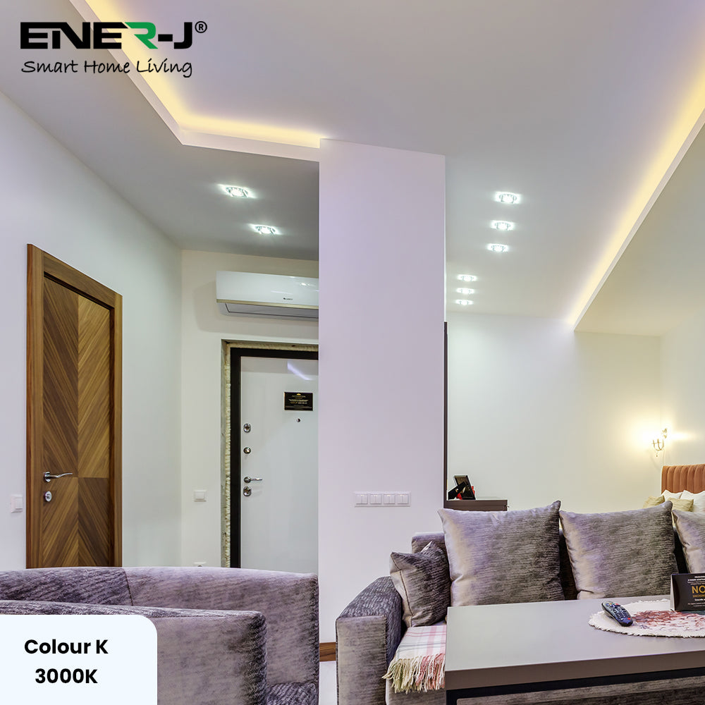 Ener-J COB LED Strip Light 30m Reel 3000K IP68 Waterproof 24V 480 LED Per Metre